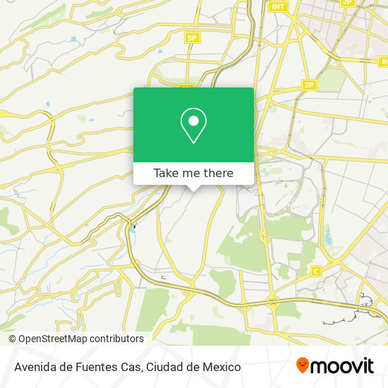 Mapa de Avenida de Fuentes Cas