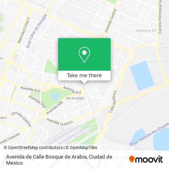 Avenida de Calle Bosque de Arabia map