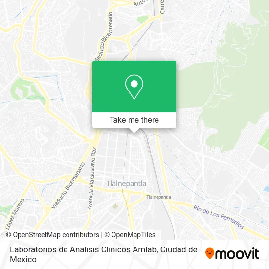 Laboratorios de Análisis Clínicos Amlab map