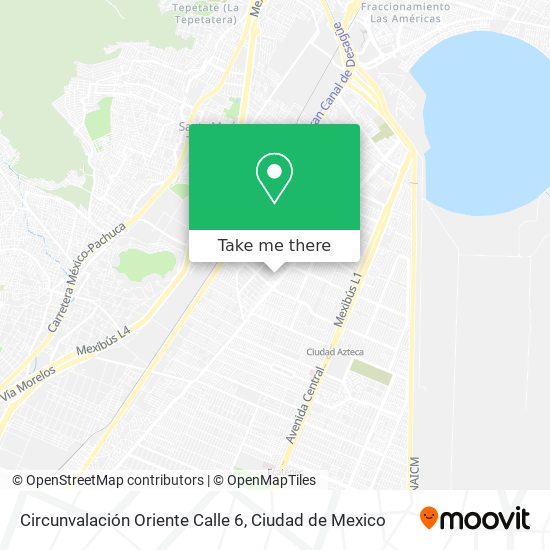 Circunvalación Oriente Calle 6 map