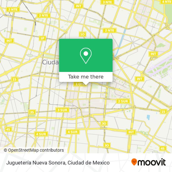 Juguetería Nueva Sonora map