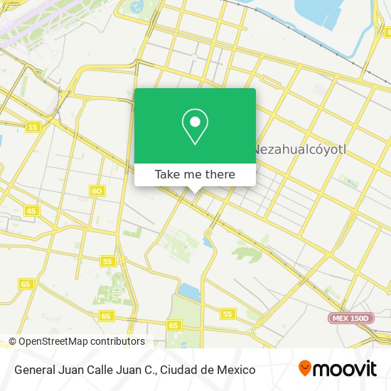 General Juan Calle Juan C. map