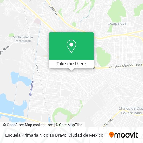 Escuela Primaria Nicolás Bravo map