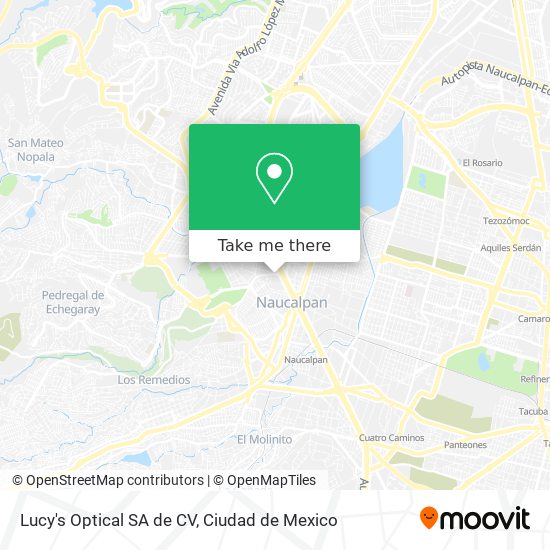 Mapa de Lucy's Optical SA de CV