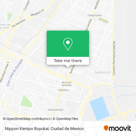 Mapa de Nippon Kempo Buyukai