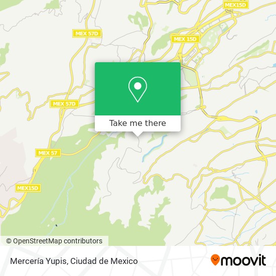 Mercería Yupis map