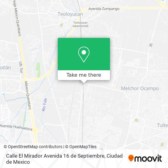 Calle El Mirador Avenida 16 de Septiembre map