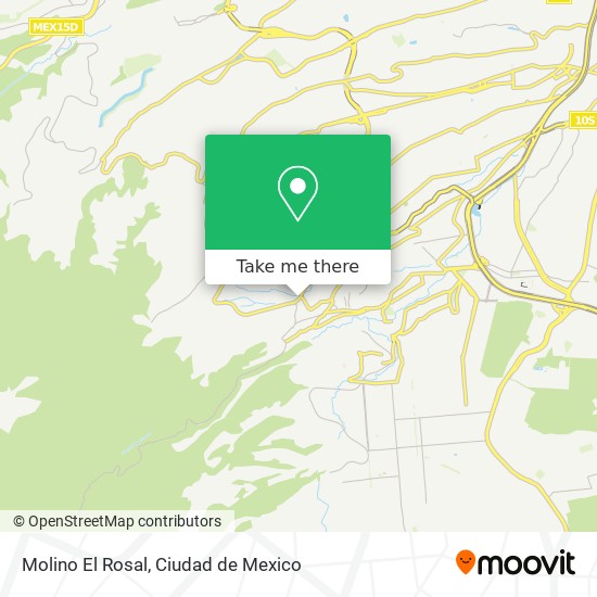 Molino El Rosal map