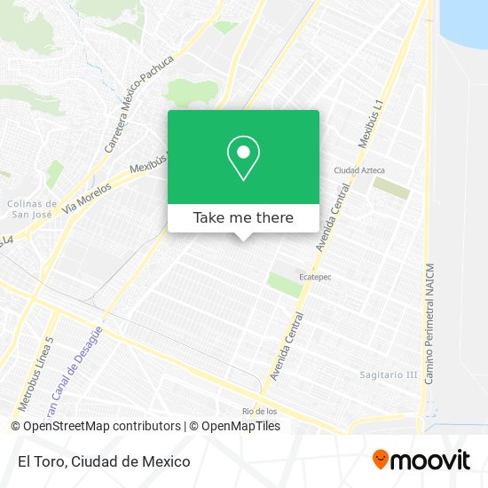 Mapa de El Toro