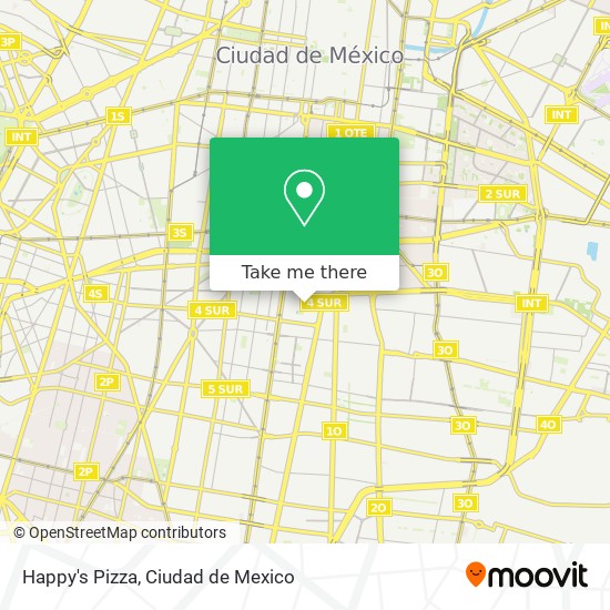 Mapa de Happy's Pizza