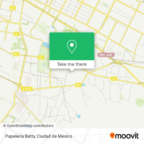 Papelería Betty map