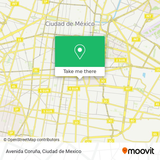 Avenida Coruña map