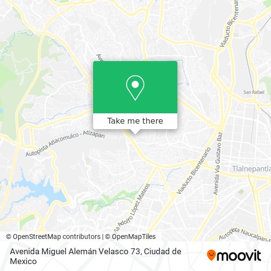 Mapa de Avenida Miguel Alemán Velasco 73