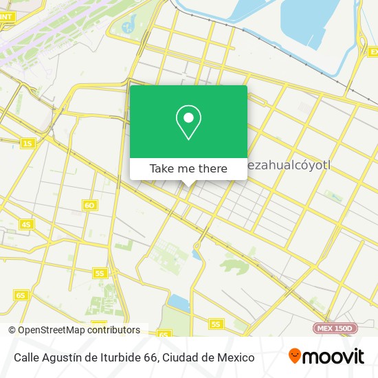 Mapa de Calle Agustín de Iturbide 66