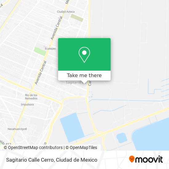 Sagitario Calle Cerro map