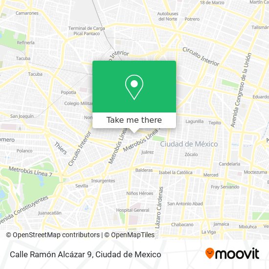 Mapa de Calle Ramón Alcázar 9