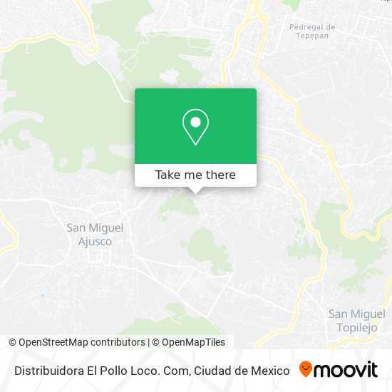 Distribuidora El Pollo Loco. Com map