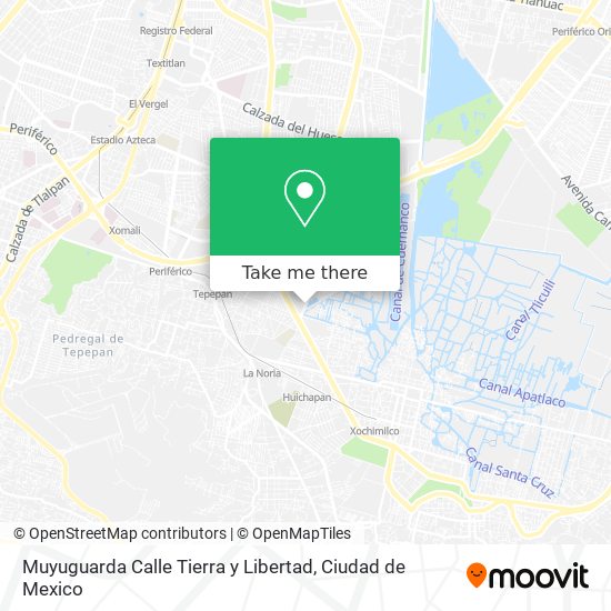 Mapa de Muyuguarda Calle Tierra y Libertad