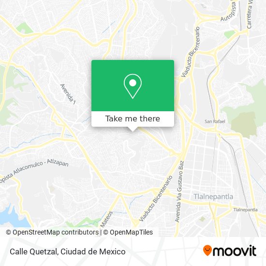 Calle Quetzal map