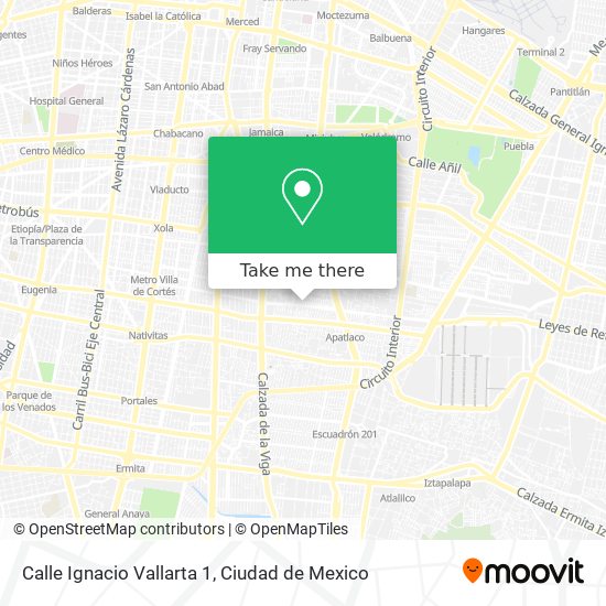 Calle Ignacio Vallarta 1 map