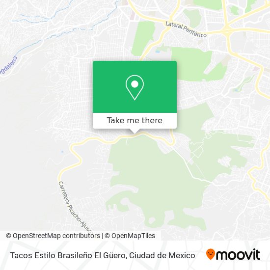 Tacos Estilo Brasileño El Güero map