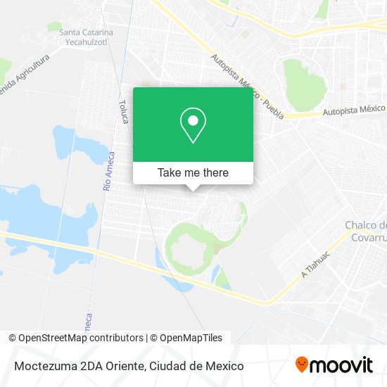 Moctezuma 2DA Oriente map