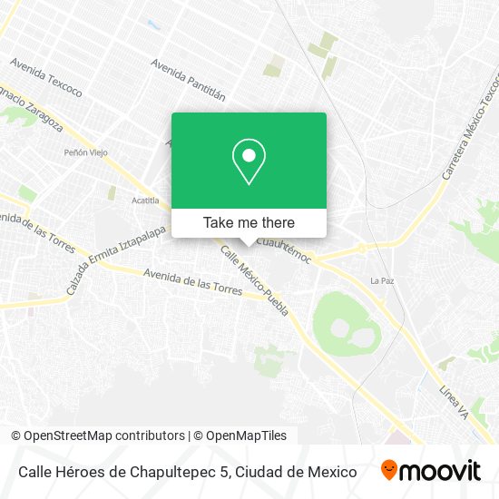 Calle Héroes de Chapultepec 5 map