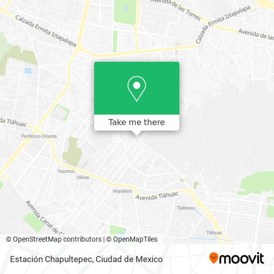 Mapa de Estación Chapultepec