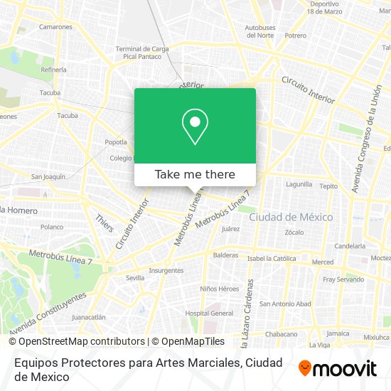 Equipos Protectores para Artes Marciales map
