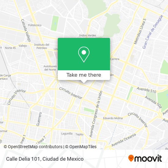 Calle Delia 101 map