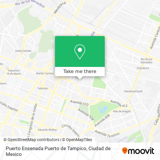Puerto Ensenada Puerto de Tampico map