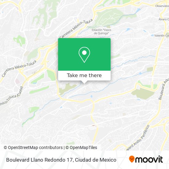 Boulevard Llano Redondo 17 map