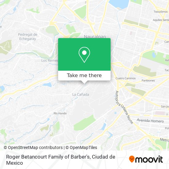 Mapa de Roger Betancourt Family of Barber's