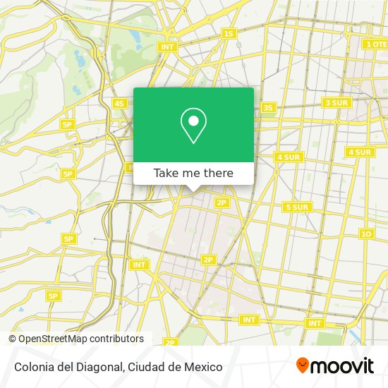 Colonia del Diagonal map