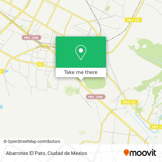 Abarrotes El Pato map