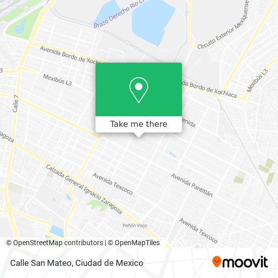 Calle San Mateo map