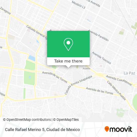 Mapa de Calle Rafael Merino 5
