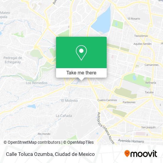 Calle Toluca Ozumba map