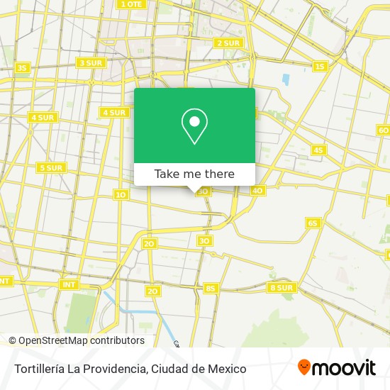 Mapa de Tortillería La Providencia