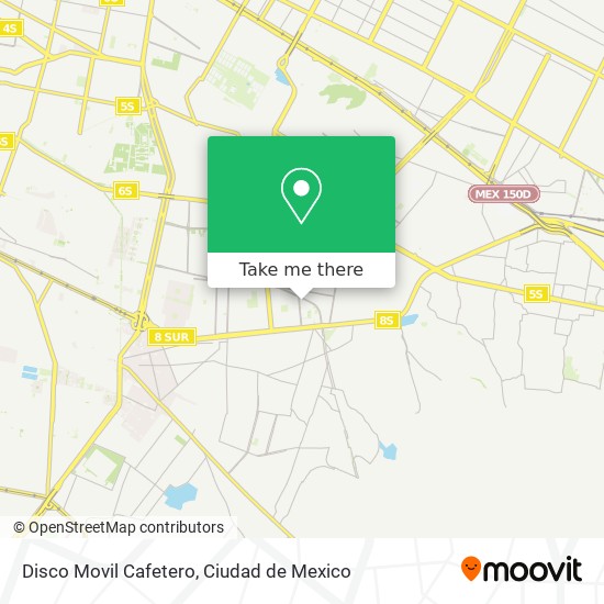 Mapa de Disco Movil Cafetero