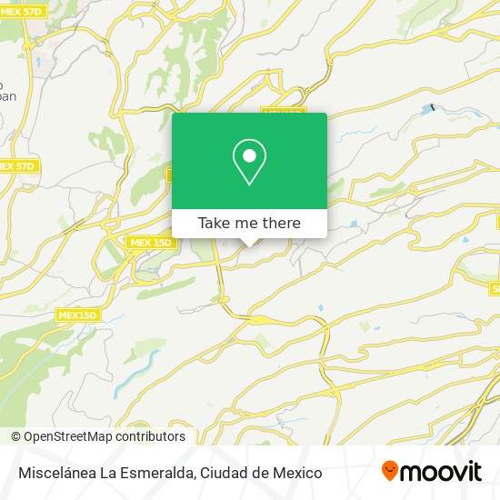 Miscelánea La Esmeralda map