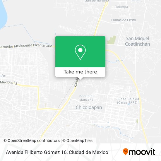 Avenida Filiberto Gómez 16 map
