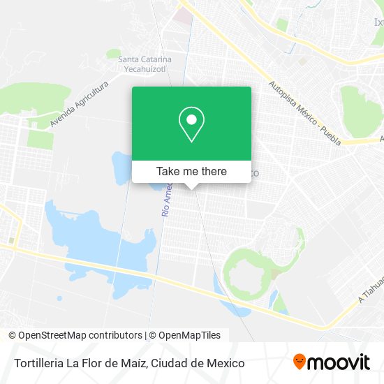 Mapa de Tortilleria La Flor de Maíz