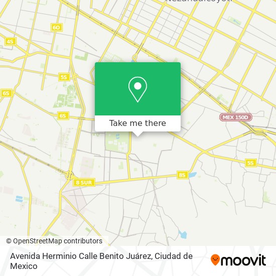 Mapa de Avenida Herminio Calle Benito Juárez