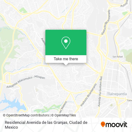 Residencial Avenida de las Granjas map