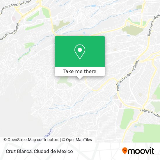 Mapa de Cruz Blanca