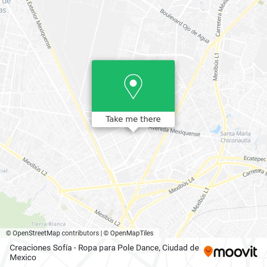 Creaciones Sofía - Ropa para Pole Dance map