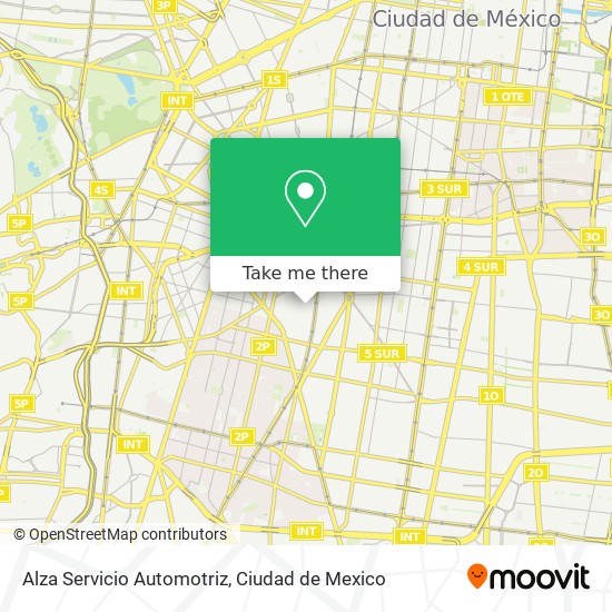 Alza Servicio Automotriz map