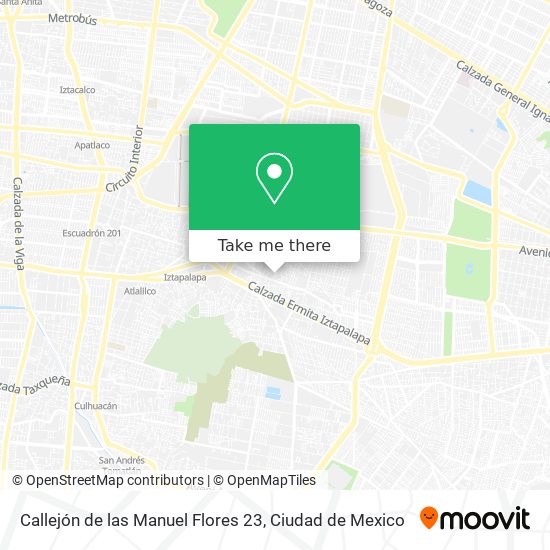 Mapa de Callejón de las Manuel Flores 23