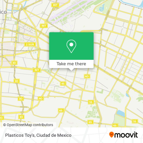 Plasticos Toy's map